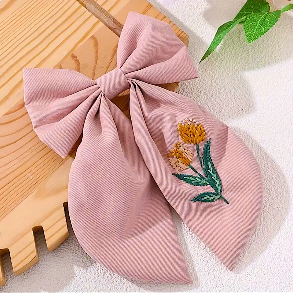 Embroidered Bow